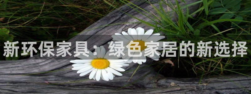 杏耀平台服务中心：新环保家具：绿色家居的新选择